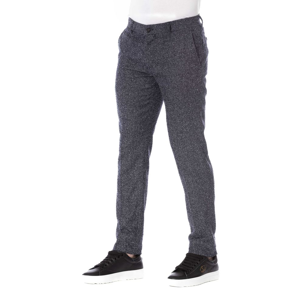 Trussardi Black Cotton Men Men's Pant