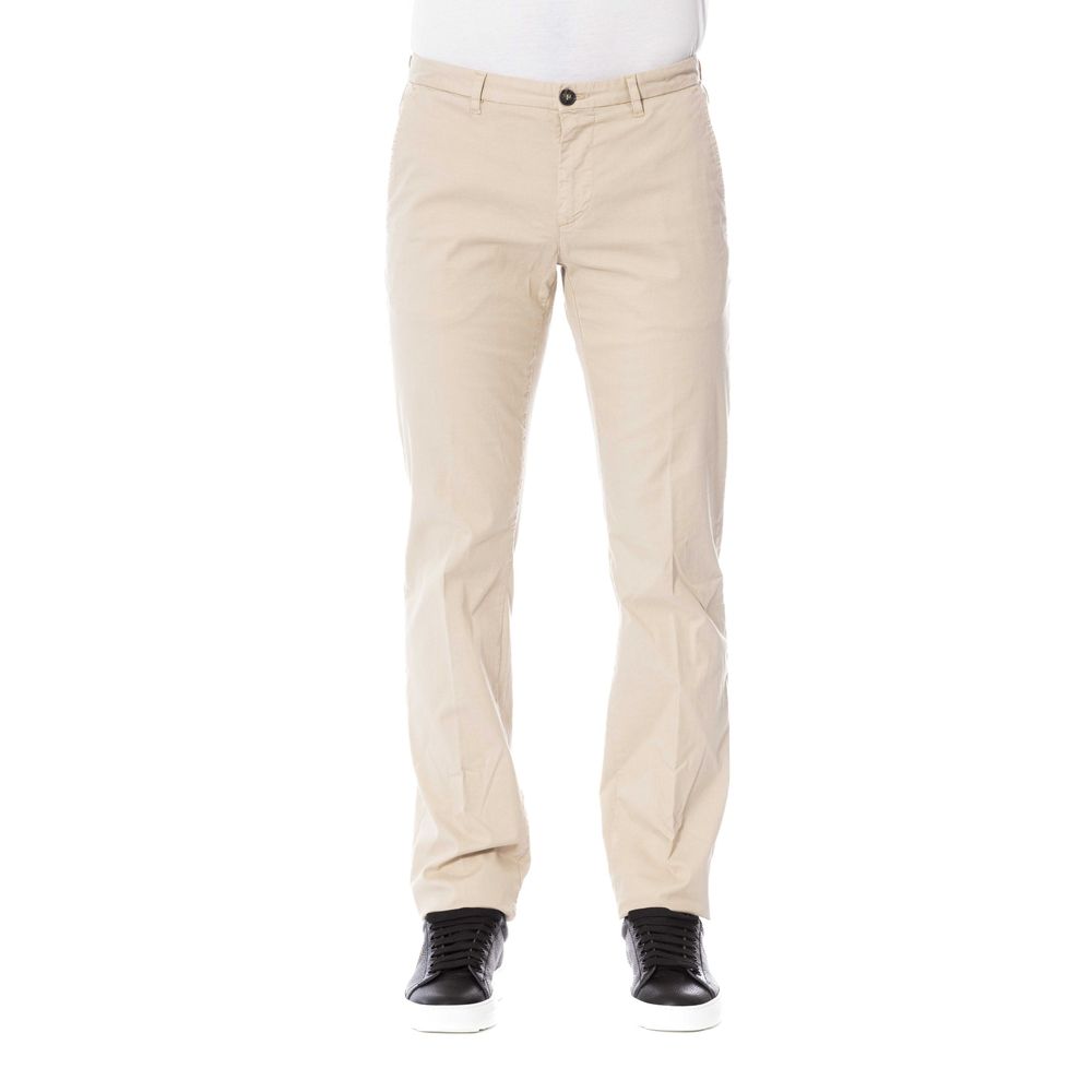 Trussardi Beige Cotton Men Men's Pants