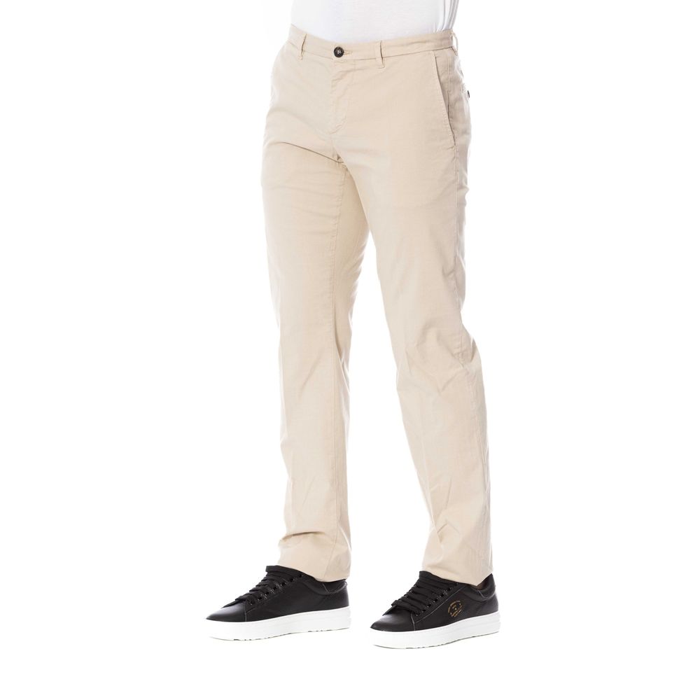 Trussardi Beige Cotton Men Men's Pants