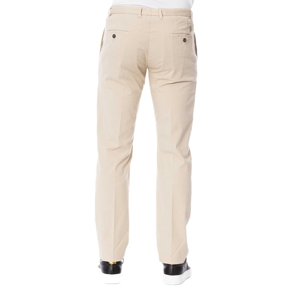 Trussardi Beige Cotton Men Men's Pants