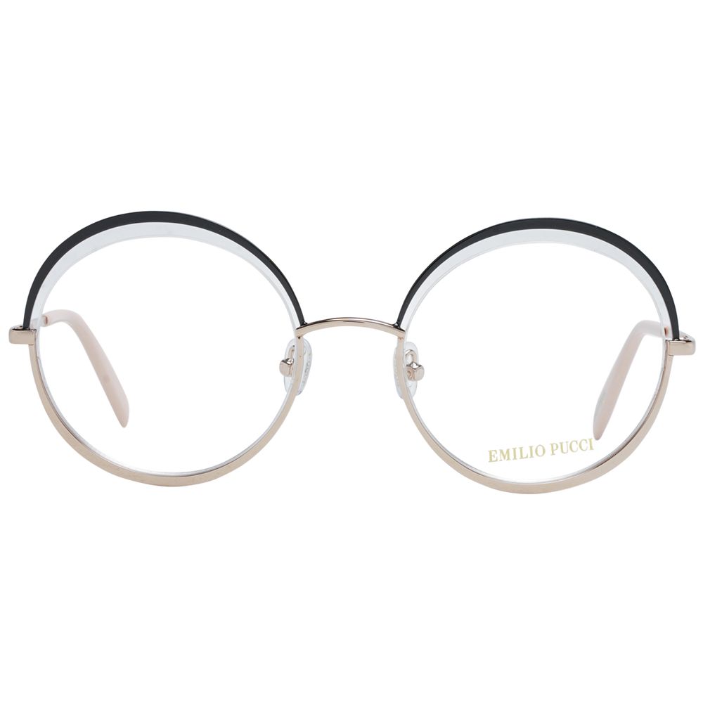 Emilio Pucci Black Metal Glasses Women's (Frames)