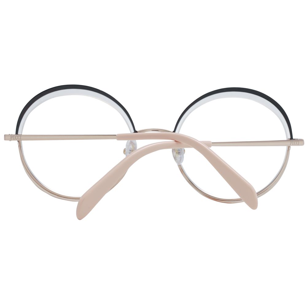 Emilio Pucci Black Metal Glasses Women's (Frames)