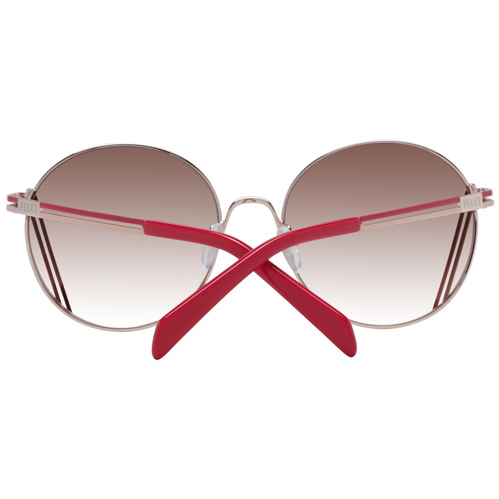 Emilio Pucci Rose Gold Metal Women's Sunglasses