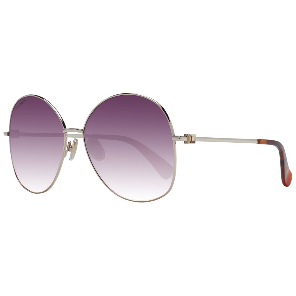 Max Mara Gold Metal Women's Sunglasses