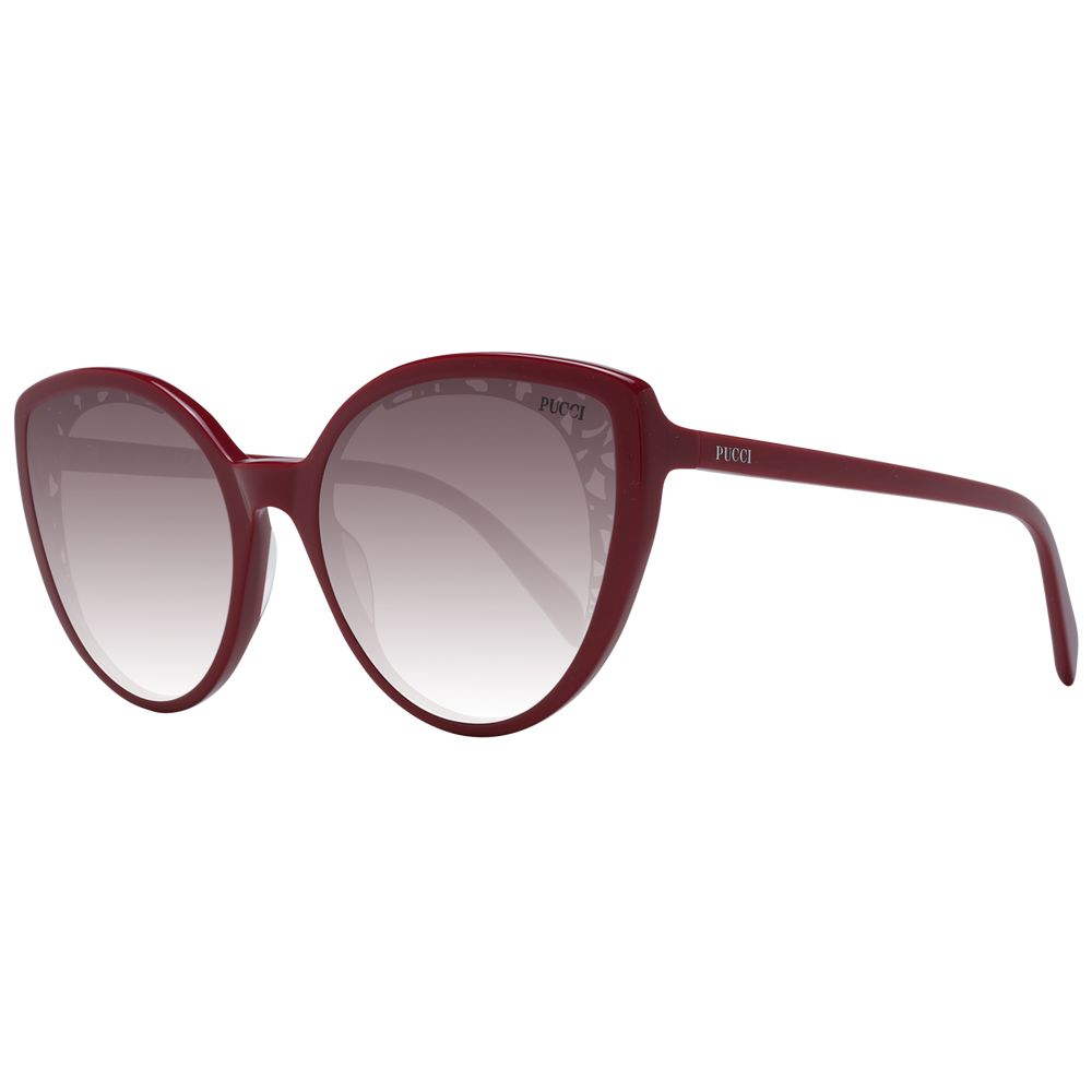 Emilio Pucci Red Plastic Women's Sunglasses