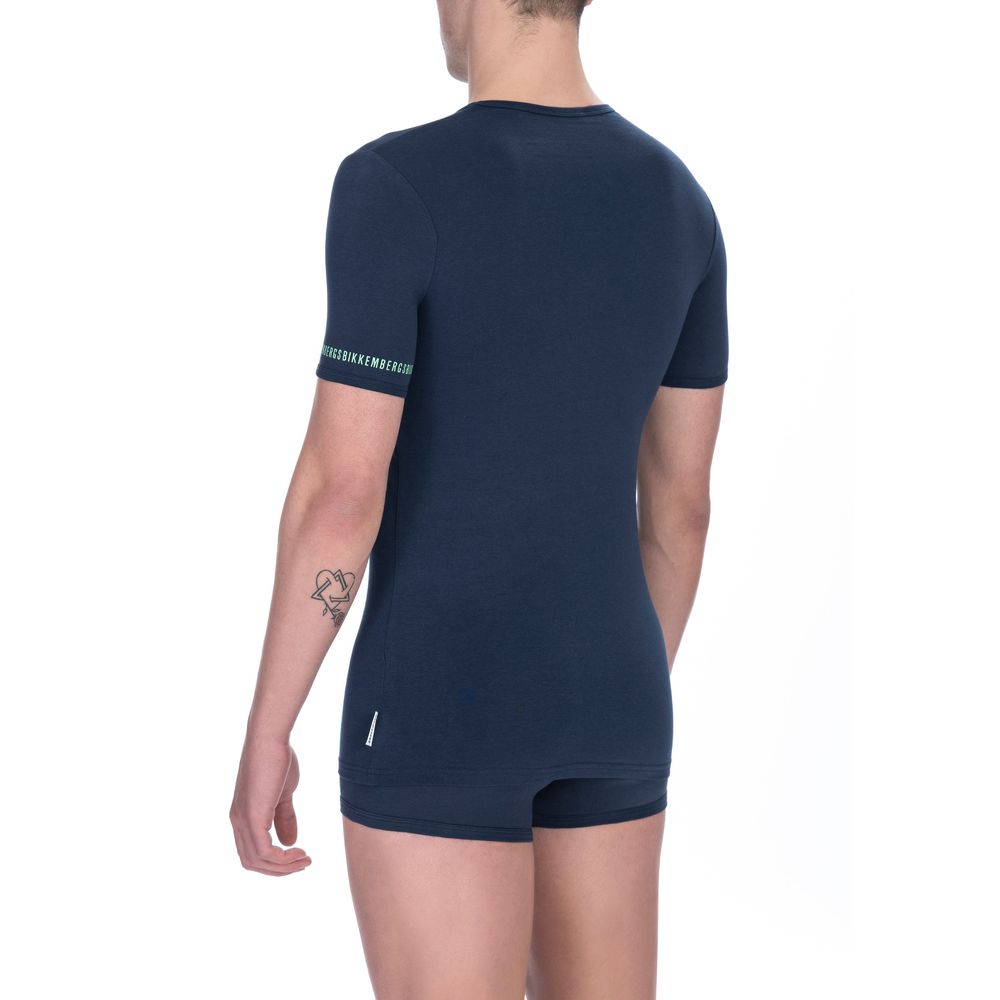 Bikkembergs Black Cotton Men T-Shirt Men's Pair