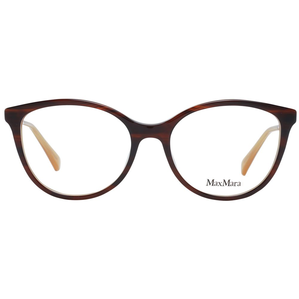Max Mara Brown Metal & Plastic Glasses Women's (Frames)