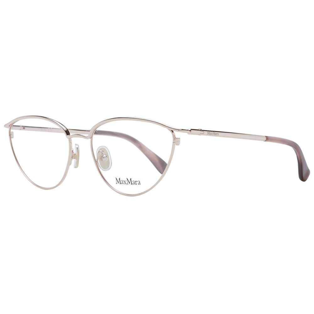 Max Mara Rose Gold Metal Glasses Women's (Frames)