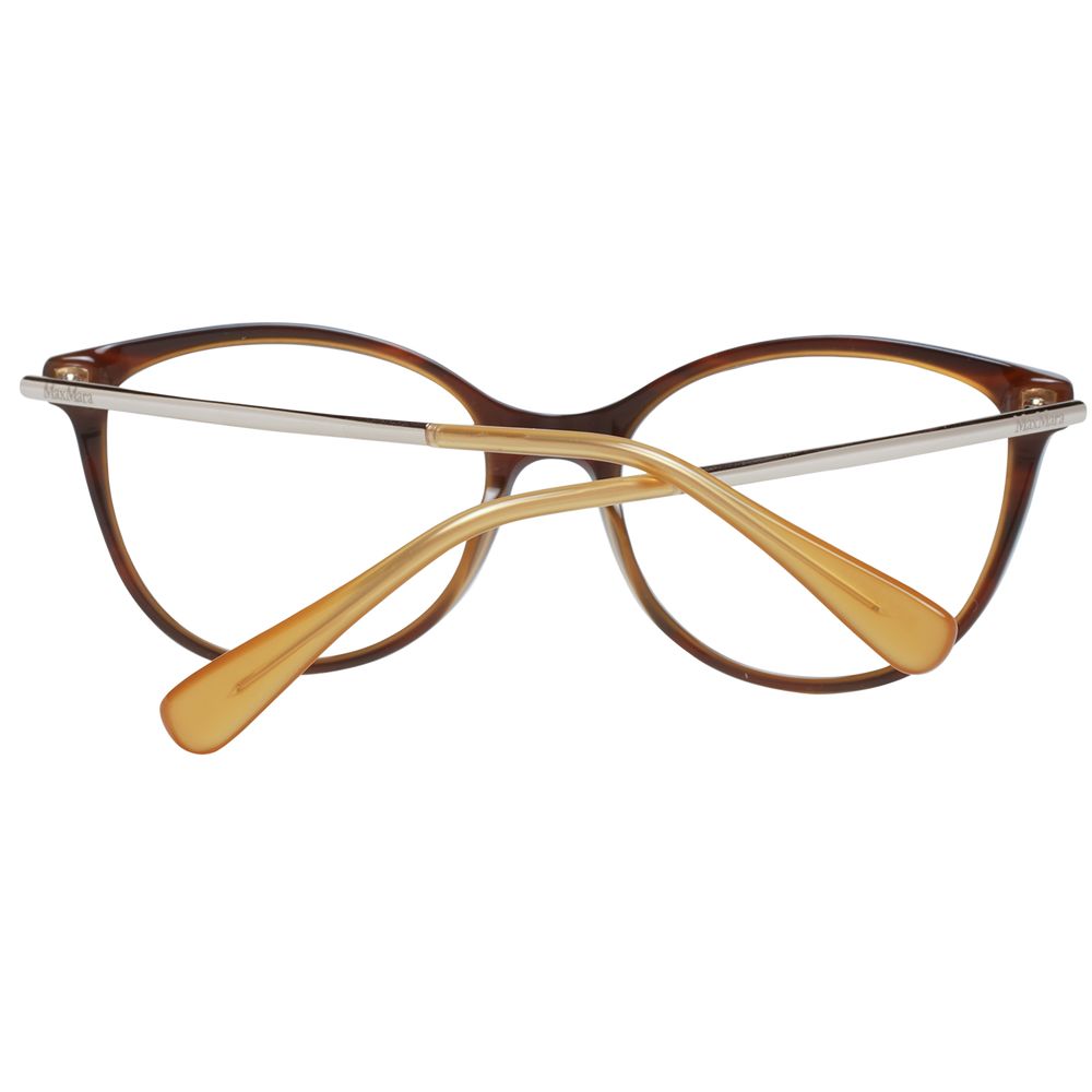 Max Mara Brown Metal & Plastic Glasses Women's (Frames)