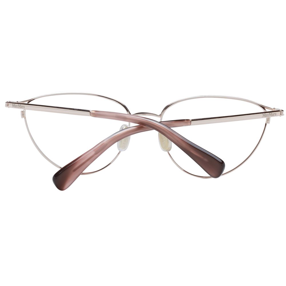 Max Mara Rose Gold Metal Glasses Women's (Frames)