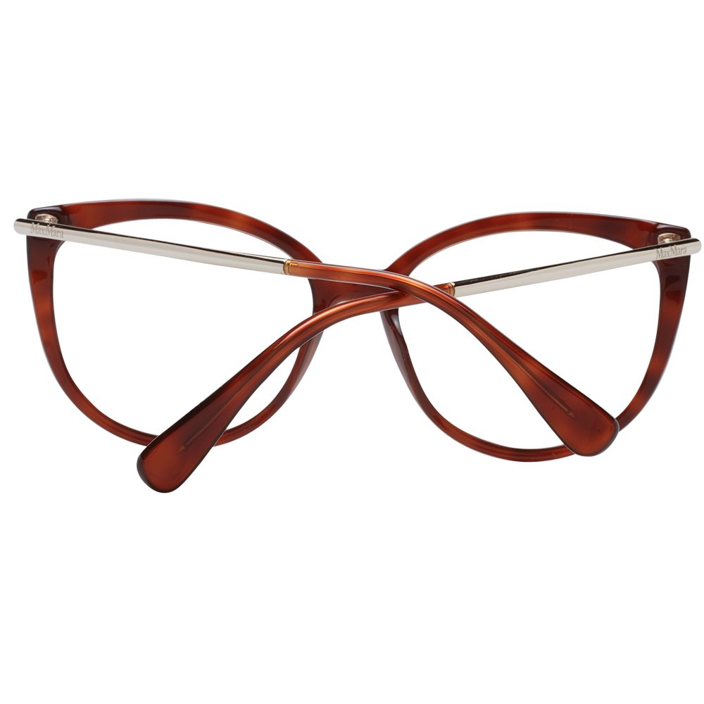 Max Mara Brown Plastic Glasses Women's (Frames)