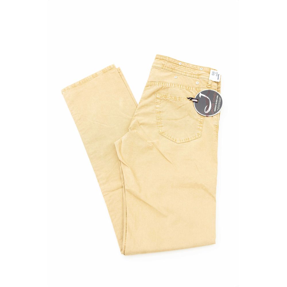 Jacob Cohen Beige Cotton Men Men's Jeans