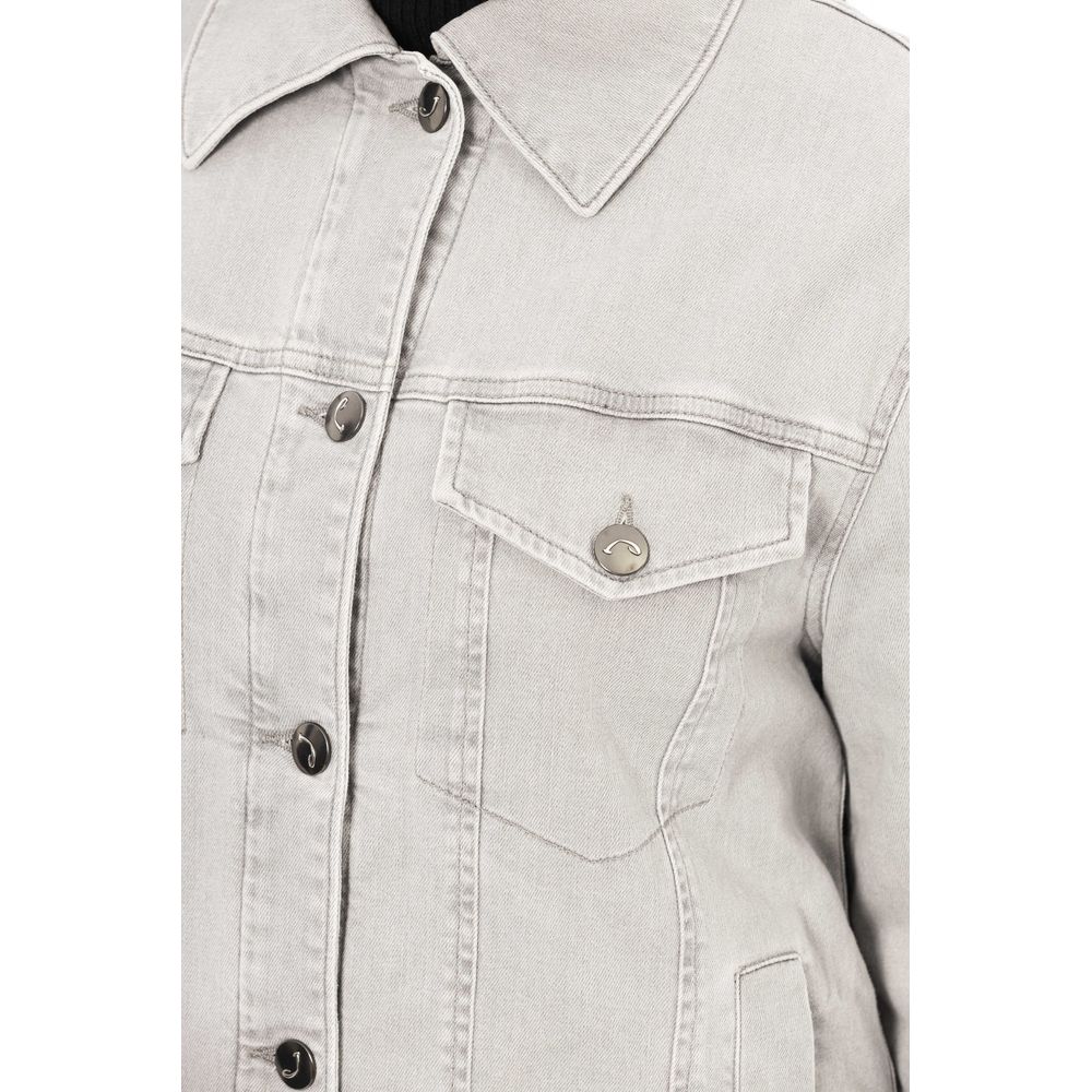 Jacob Cohen Gray Cotton Women Women's Jacket