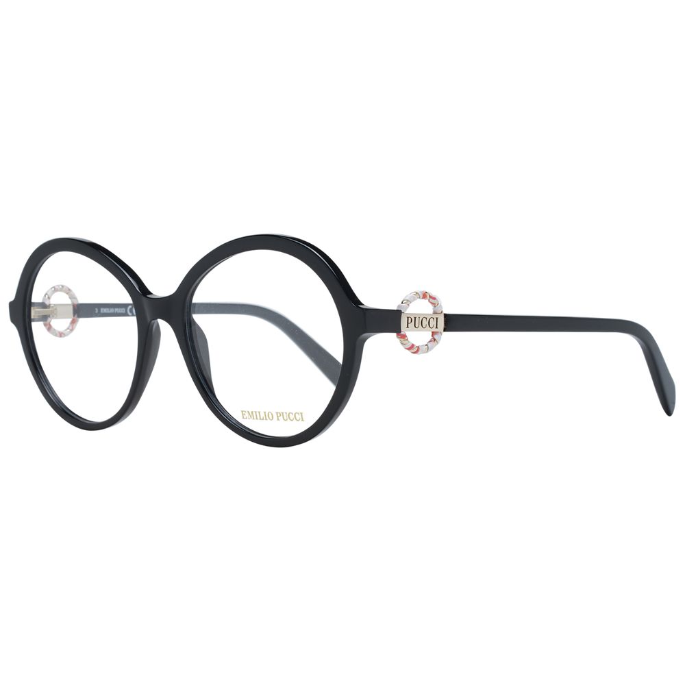 Emilio Pucci Black Plastic Glasses Women's (Frames)