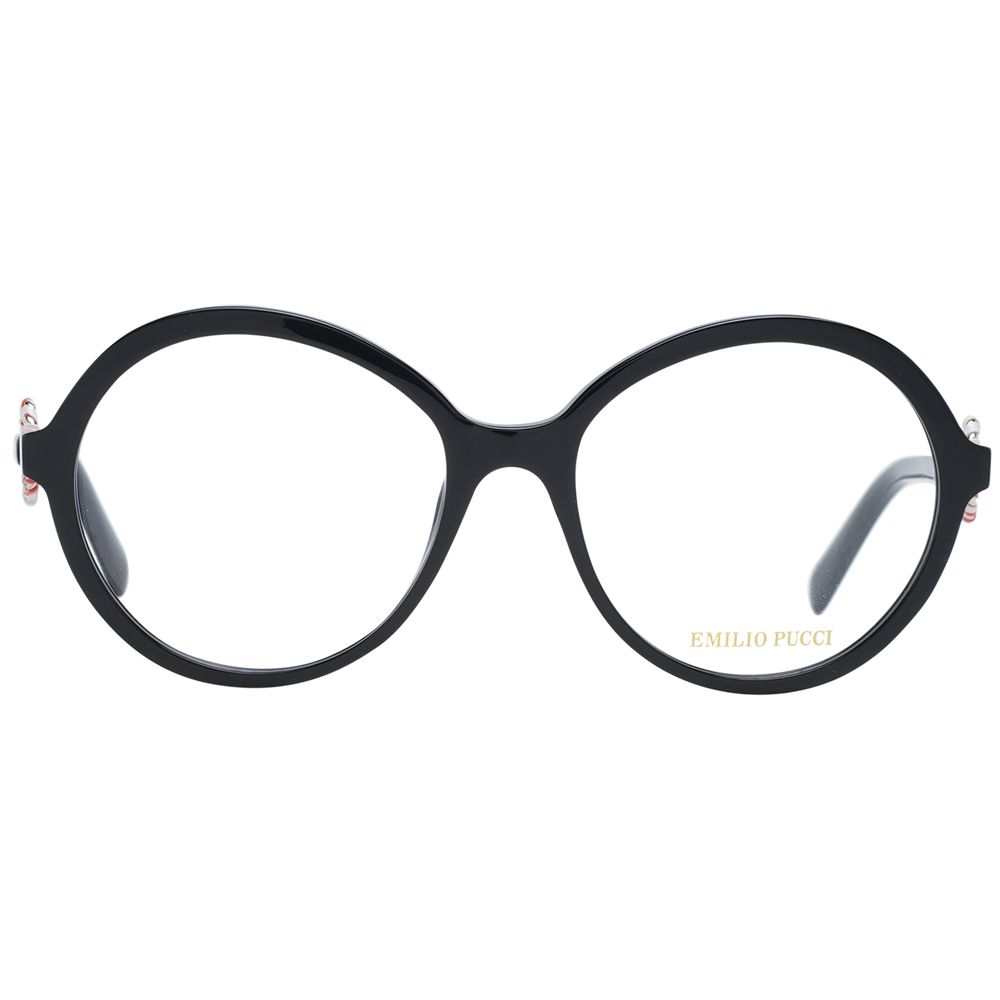 Emilio Pucci Black Plastic Glasses Women's (Frames)