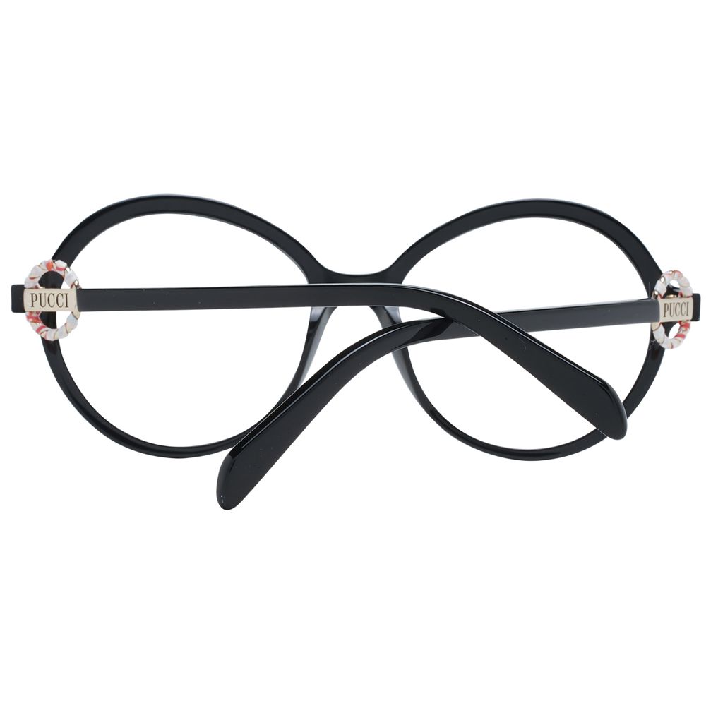 Emilio Pucci Black Plastic Glasses Women's (Frames)