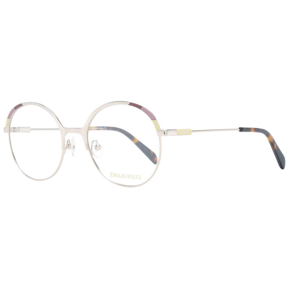 Emilio Pucci Gold Metal Glasses Women's (Frames)