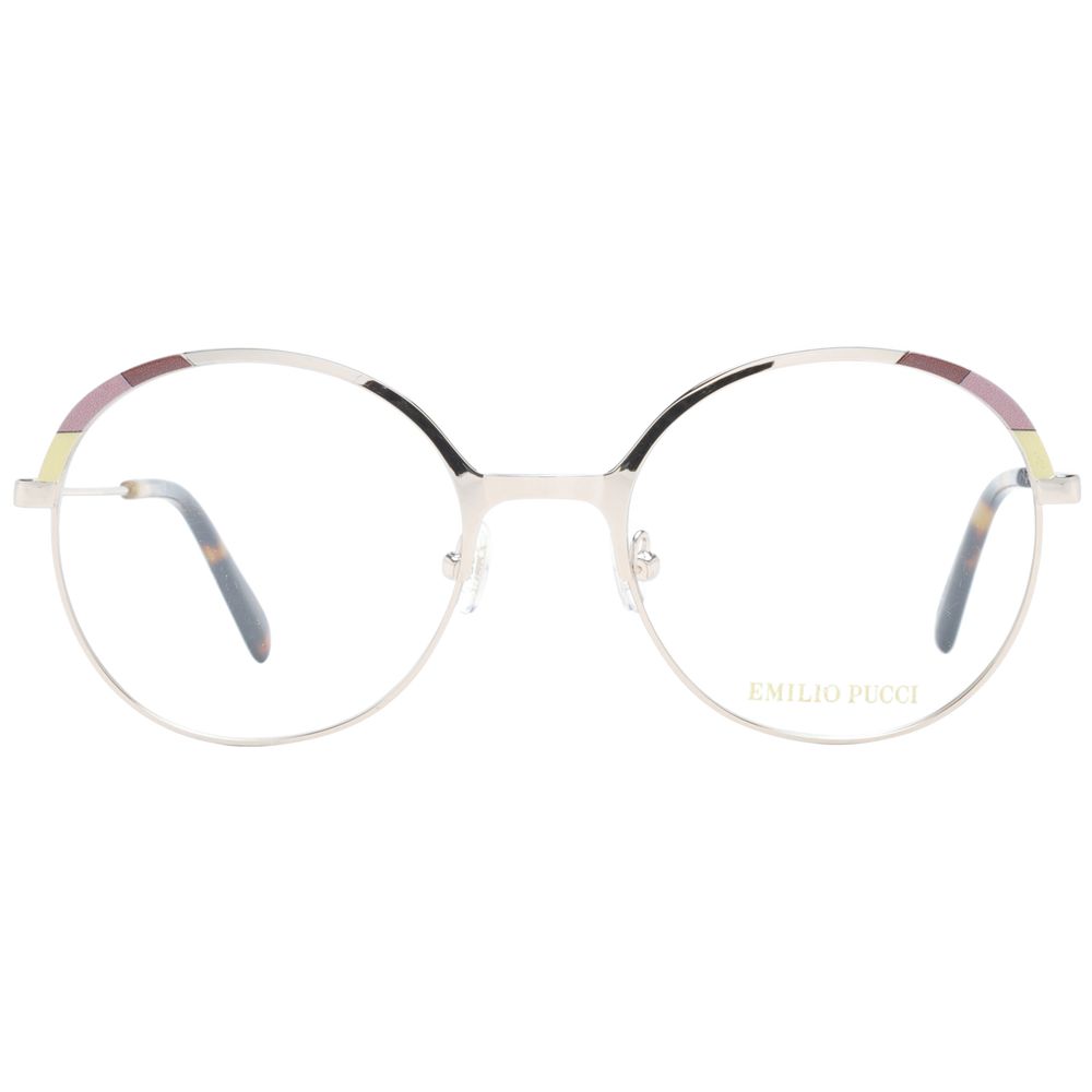 Emilio Pucci Gold Metal Glasses Women's (Frames)