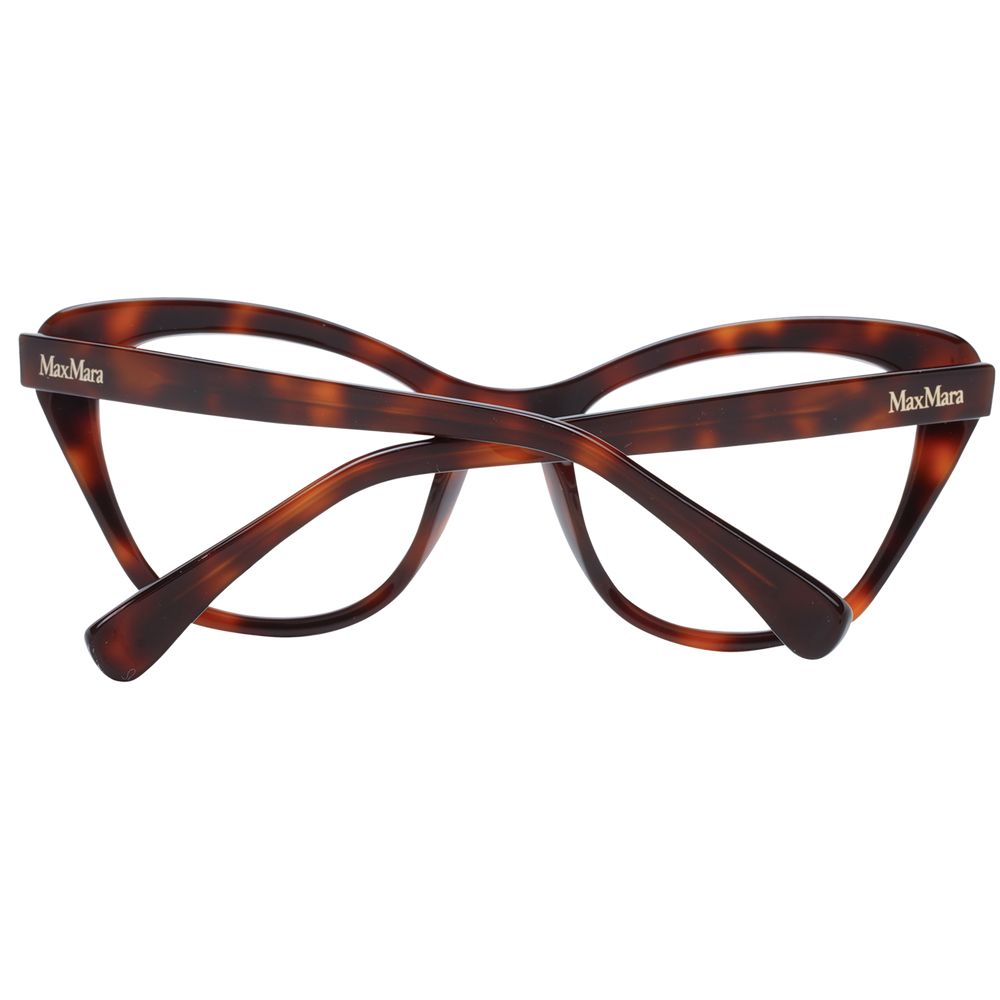 Max Mara Brown Plastic Glasses Women's (Frames)