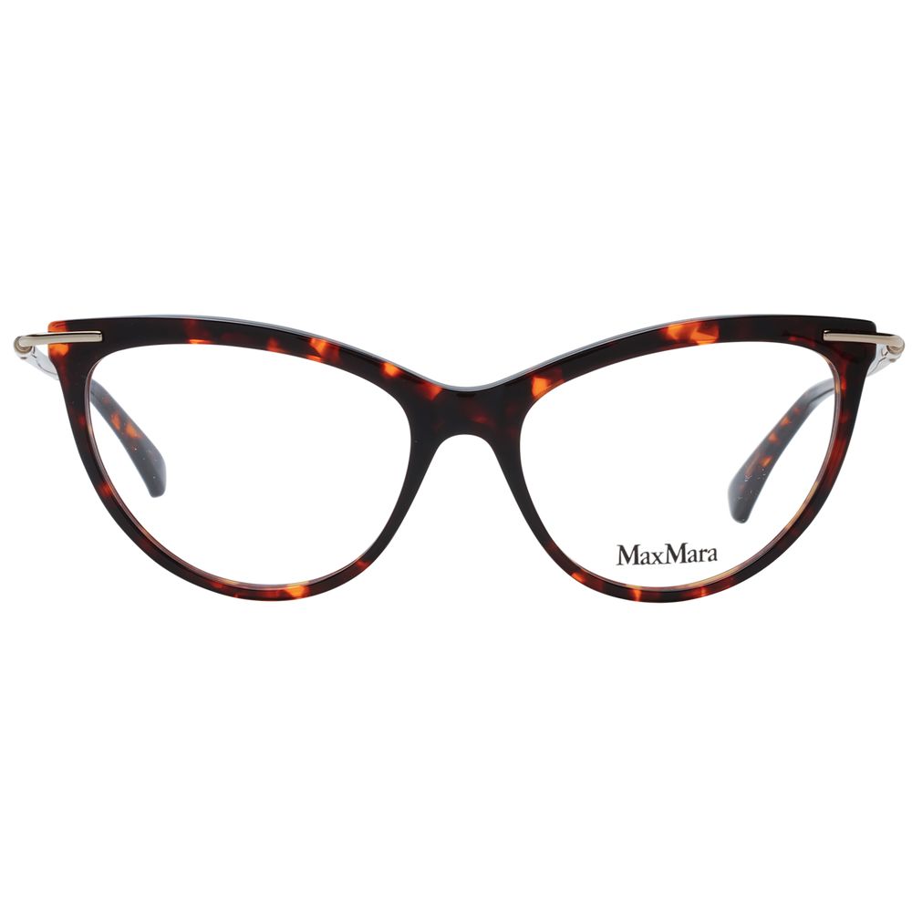 Max Mara Brown Plastic Glasses Women's (Frames)