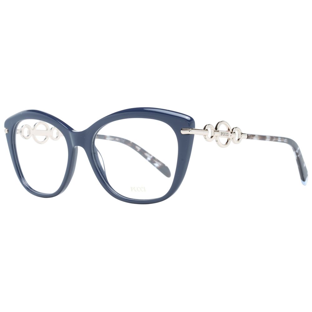 Emilio Pucci Blue Plastic Glasses Women's (Frames)