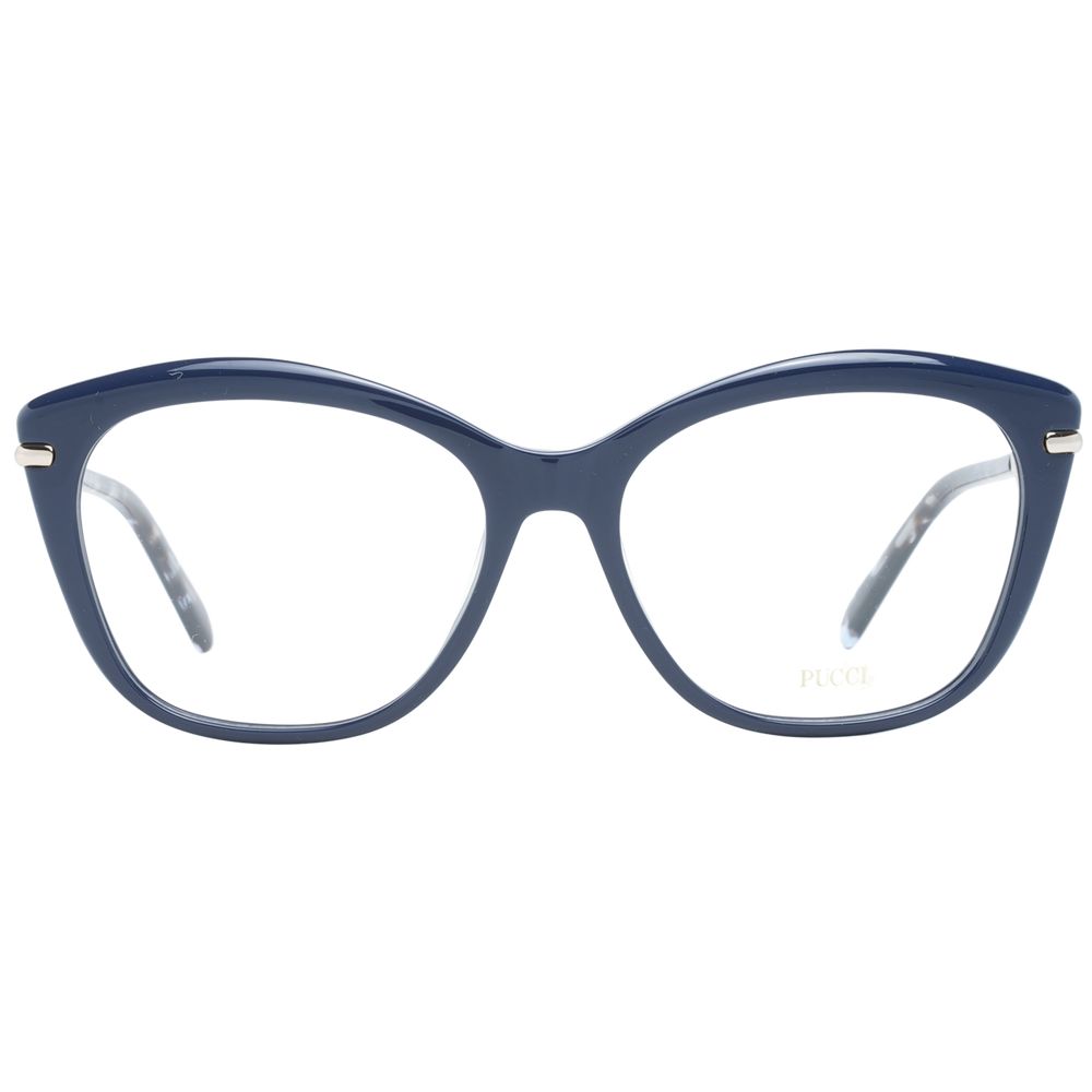 Emilio Pucci Blue Plastic Glasses Women's (Frames)