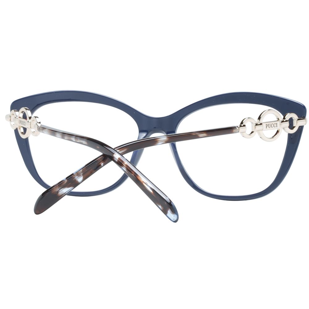 Emilio Pucci Blue Plastic Glasses Women's (Frames)