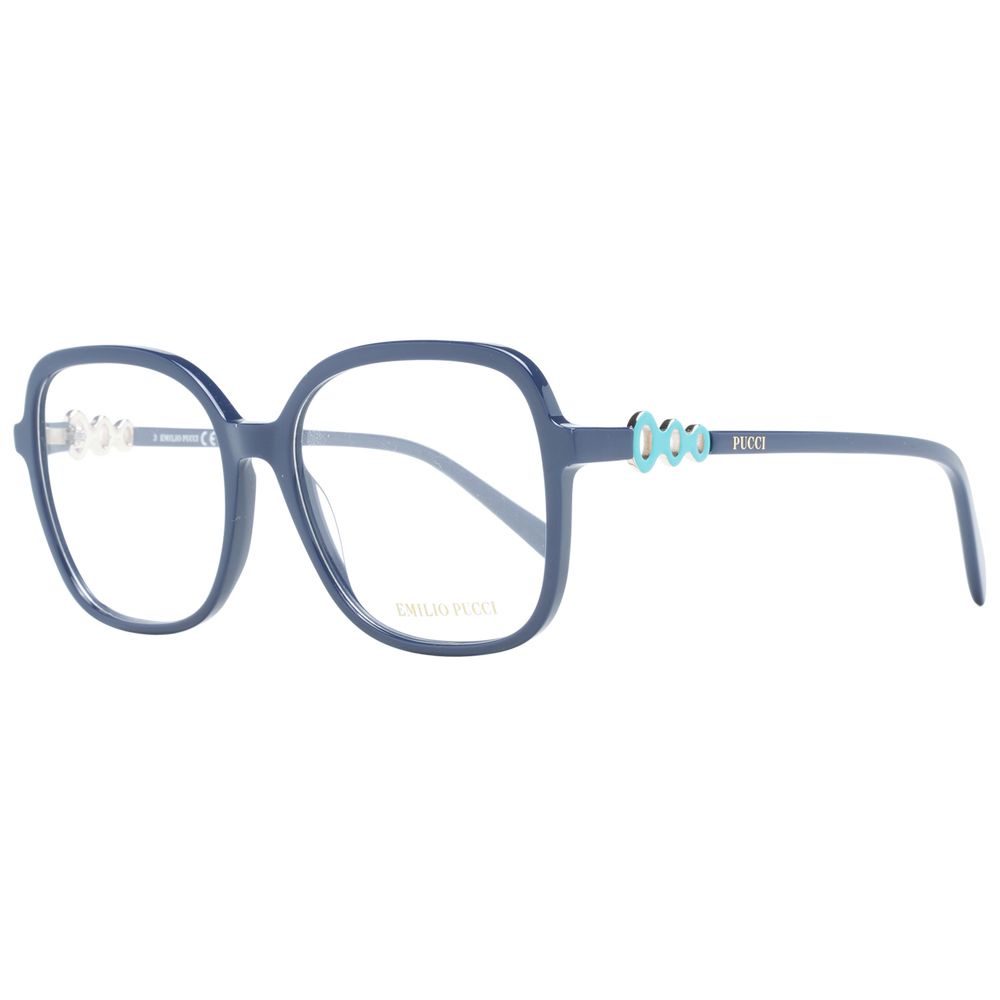 Emilio Pucci Blue Plastic Glasses Women's (Frames)
