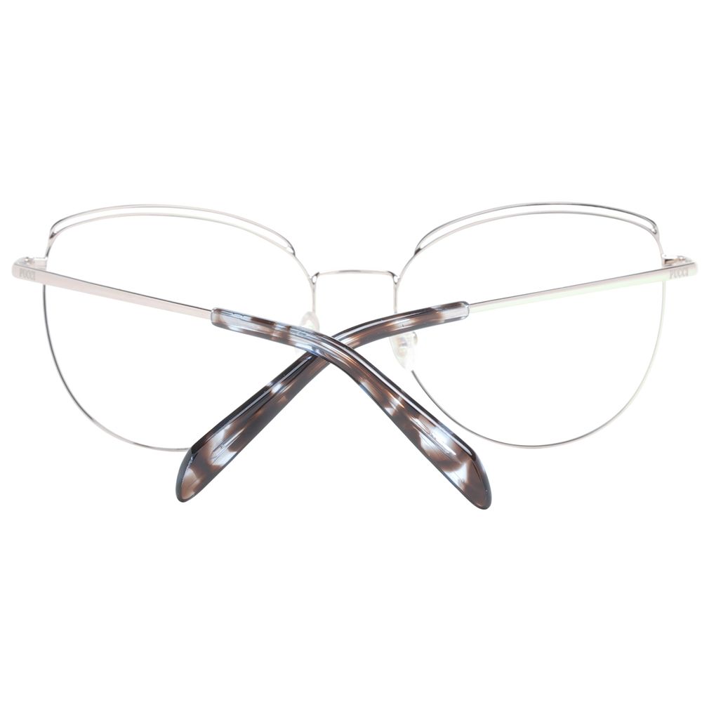 Emilio Pucci Blue Metal Glasses Women's (Frames)