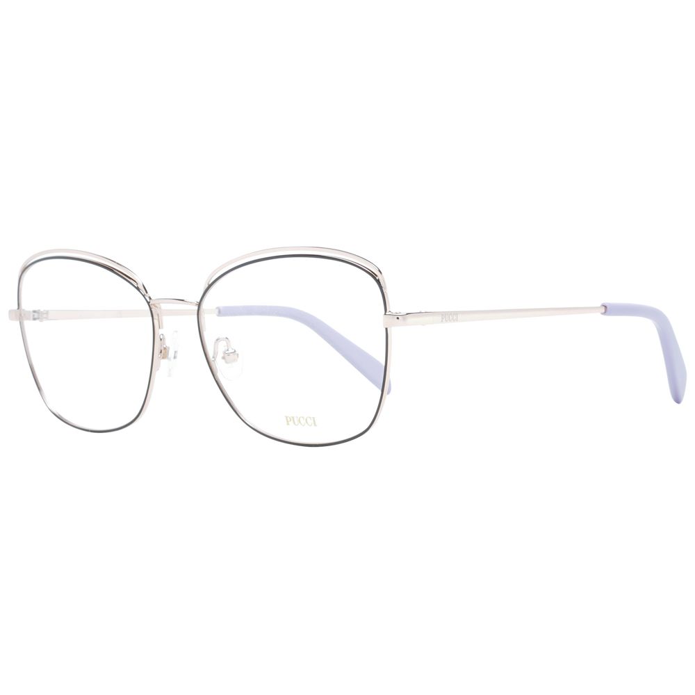 Emilio Pucci Black Metal Glasses Women's (Frames)