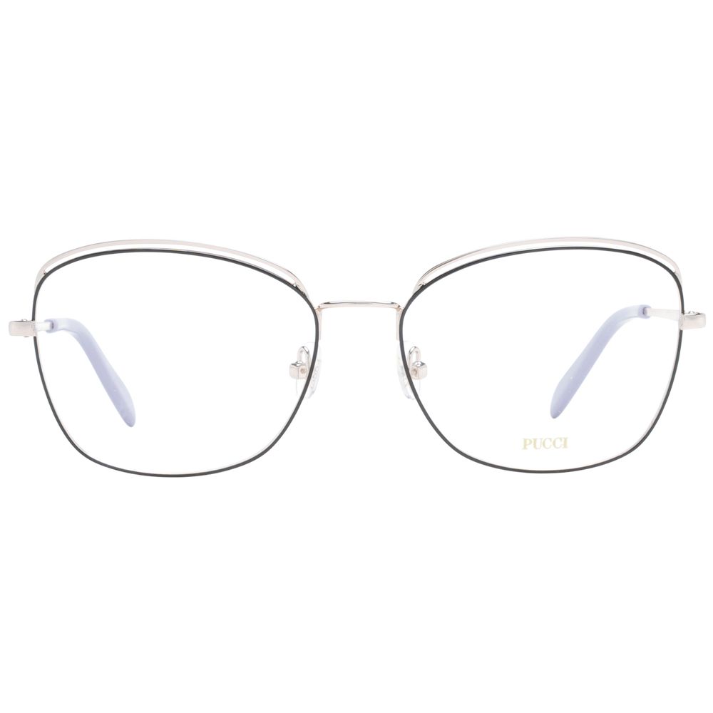 Emilio Pucci Black Metal Glasses Women's (Frames)