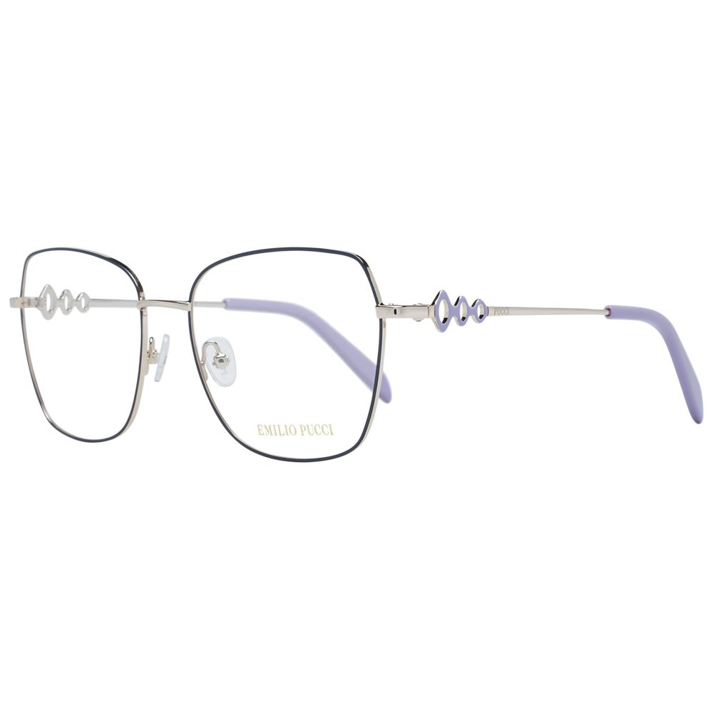 Emilio Pucci Blue Metal Glasses Women's (Frames)