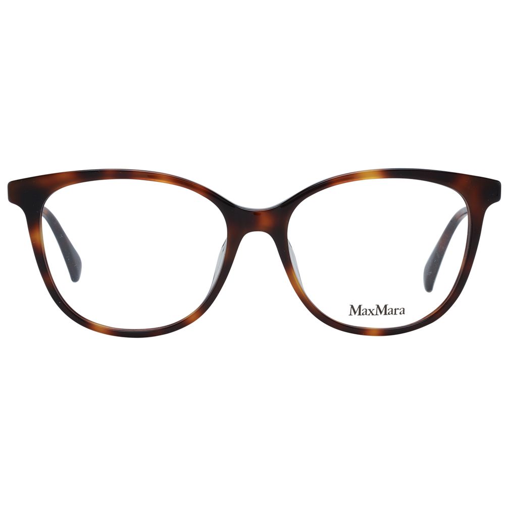 Max Mara Brown Plastic Glasses Women's (Frames)