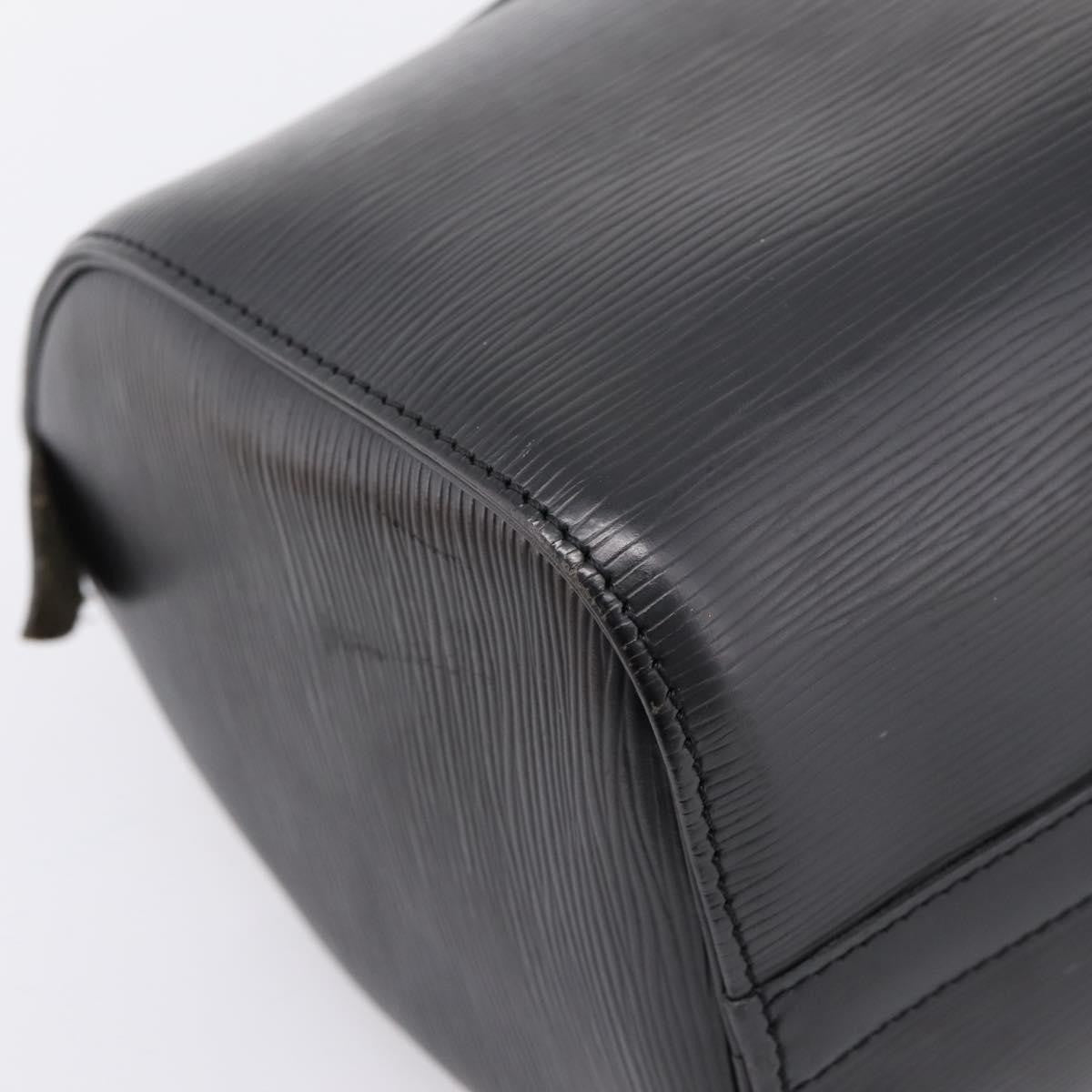 Louis Vuitton Speedy Epi Leather Black Leather Handbag (Pre-Owned)