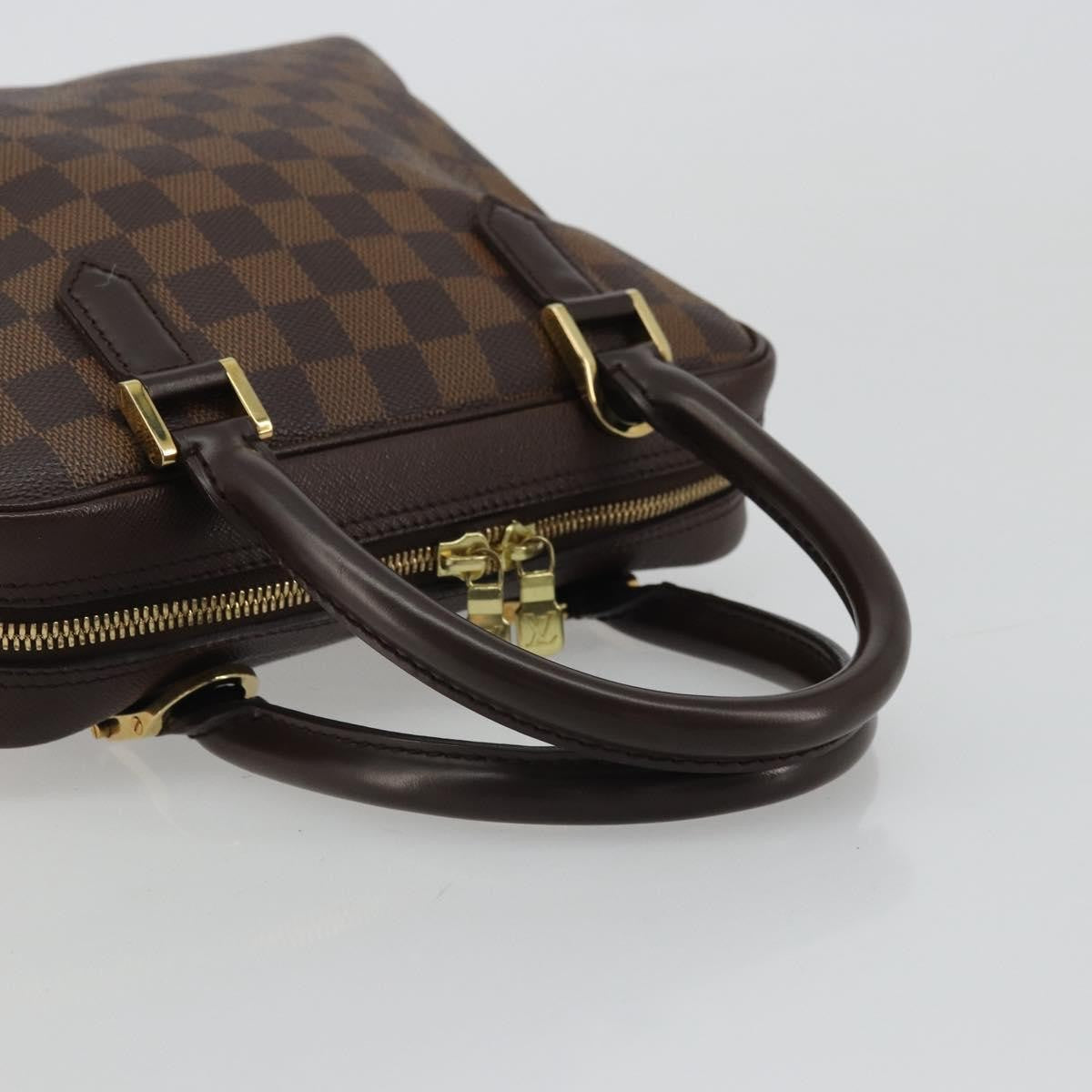 Louis Vuitton Triana Damier Ebene Brown Canvas Handbag (Pre-Owned)