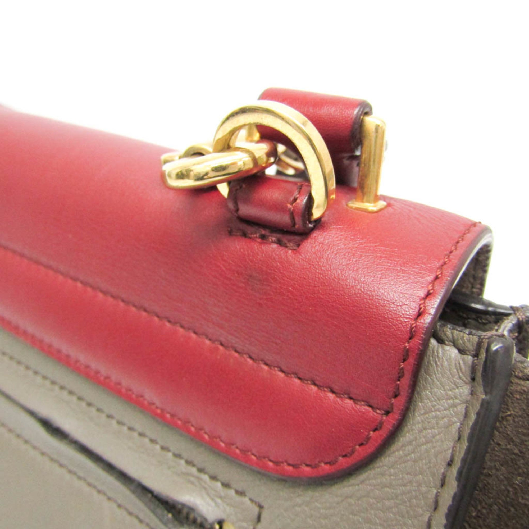 Celine Tricolor Trapeze Leather Multicolour Leather Handbag (Pre-Owned)