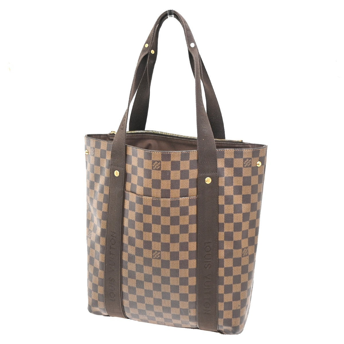 Louis Vuitton Beaubourg Damier Brown Canvas Tote Bag Bag (Pre-Owned)