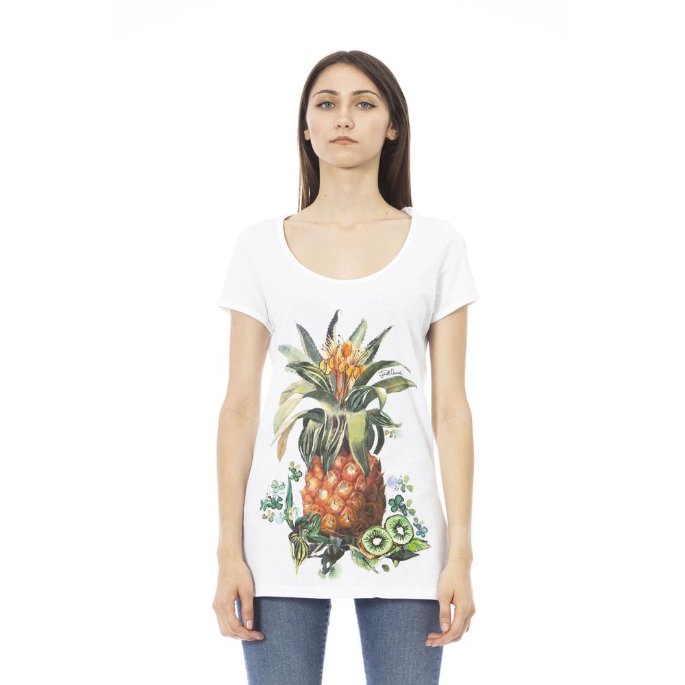 Just Cavalli White Cotton Women Women's T-Shirt