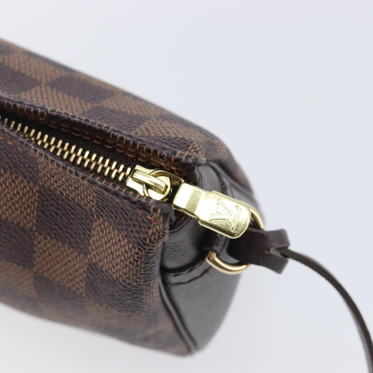 Louis Vuitton Trousse Make Up Damier Brown Canvas Clutche & Pouche Bag (Pre-Owned)