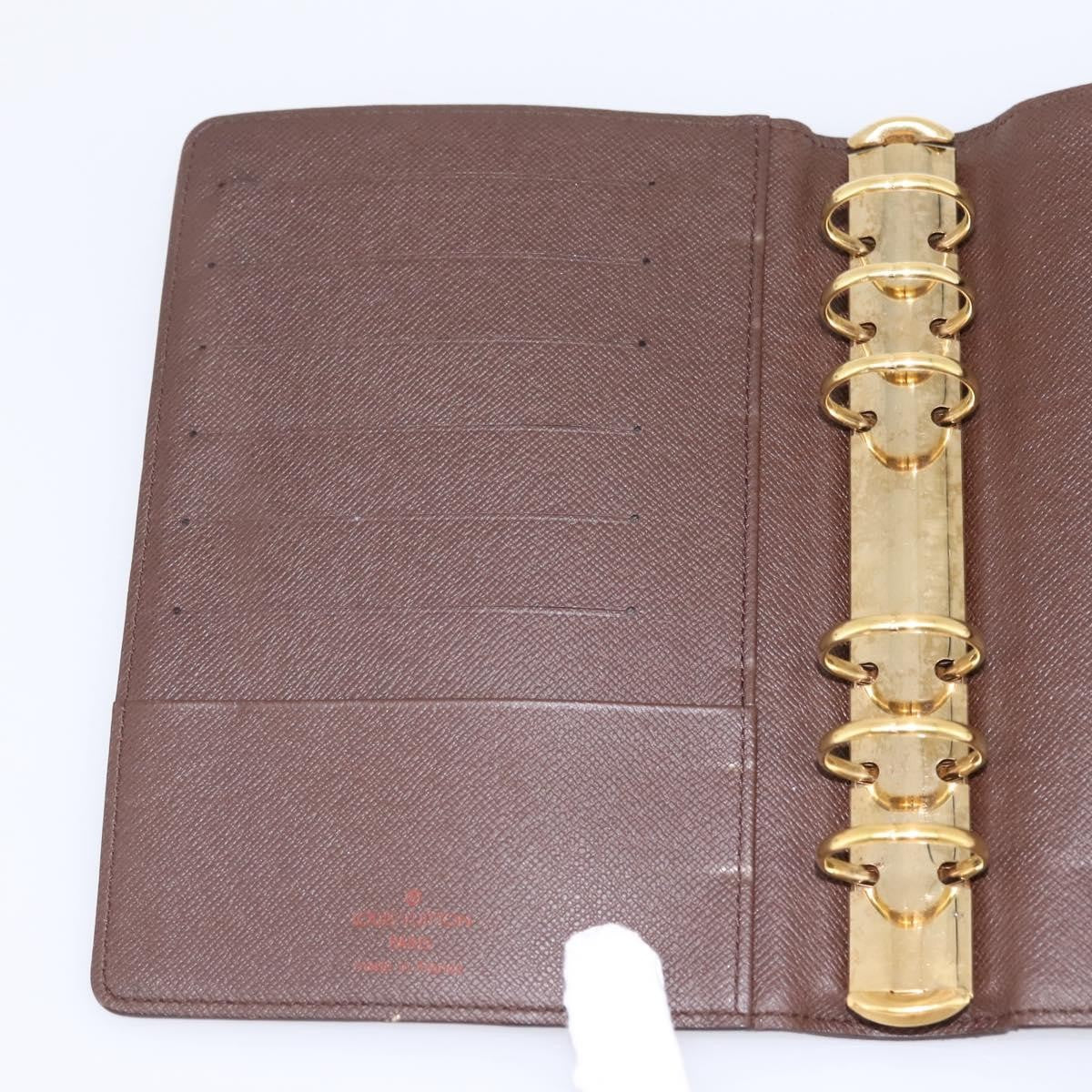 Louis Vuitton Agenda Cover Damier Canvas Brown Canvas Wallets Accessory (Pre-Owned)