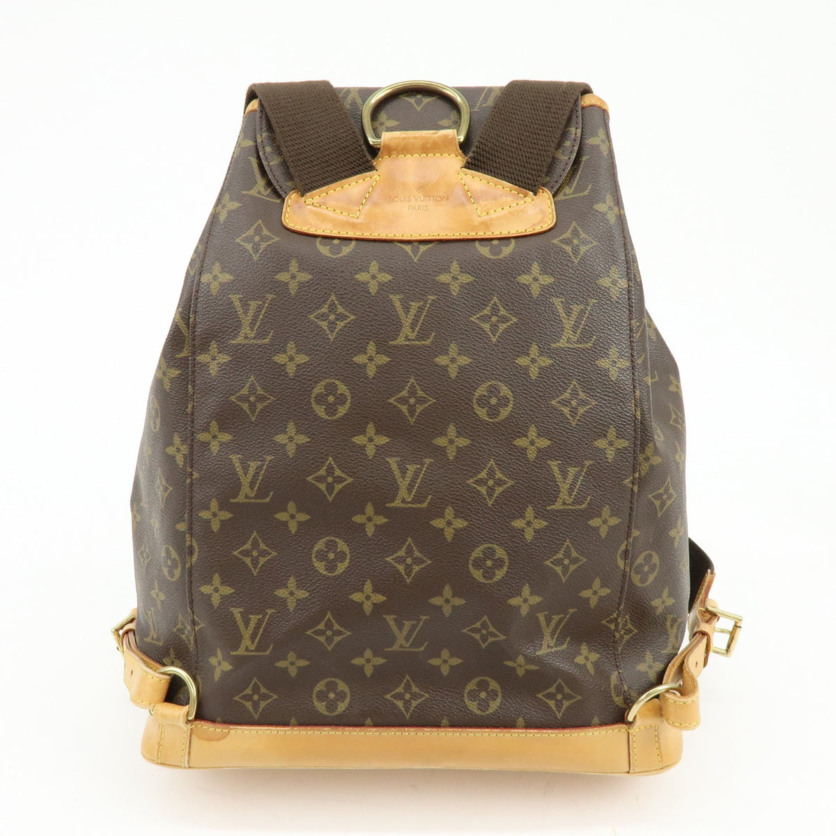 Louis Vuitton Vintage Montsouris Monogram Canvas Brown Canvas Backpack Bag (Pre-Owned)