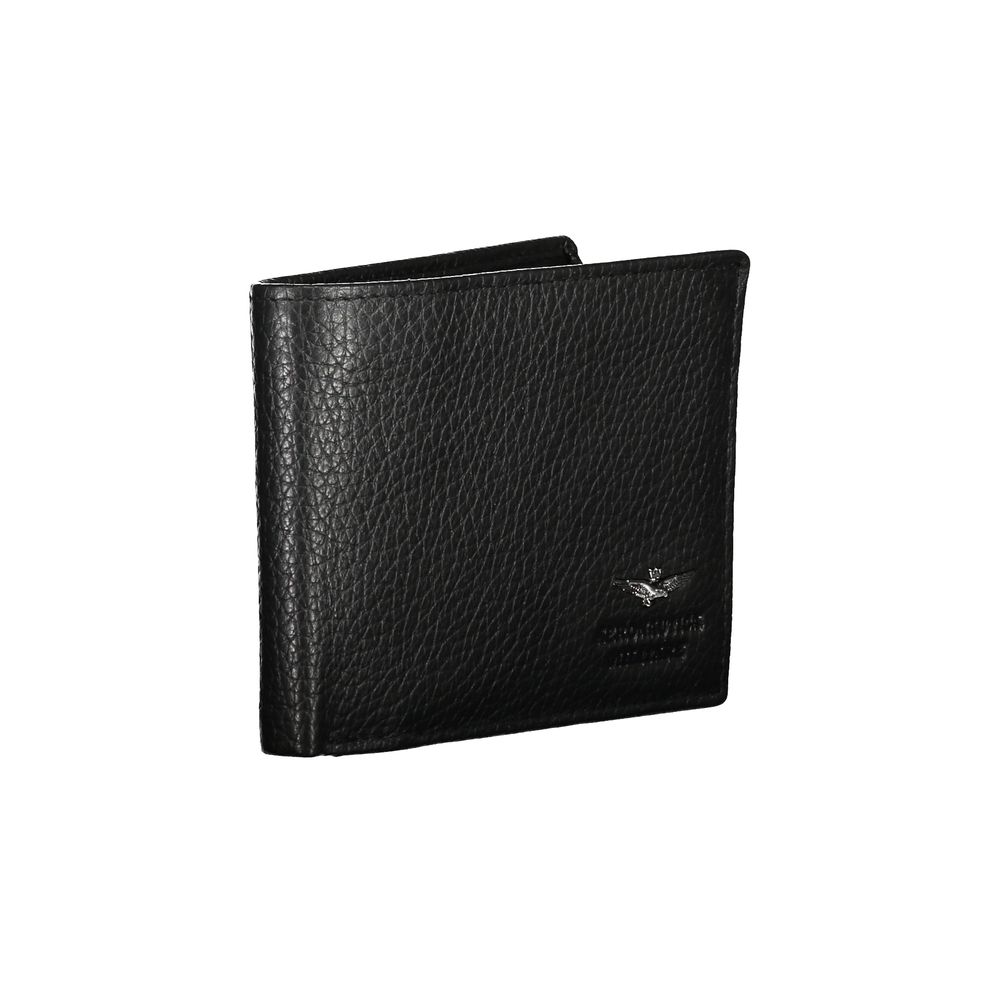 Aeronautica Militare Sleek Dual-Compartment Leather Men's Wallet