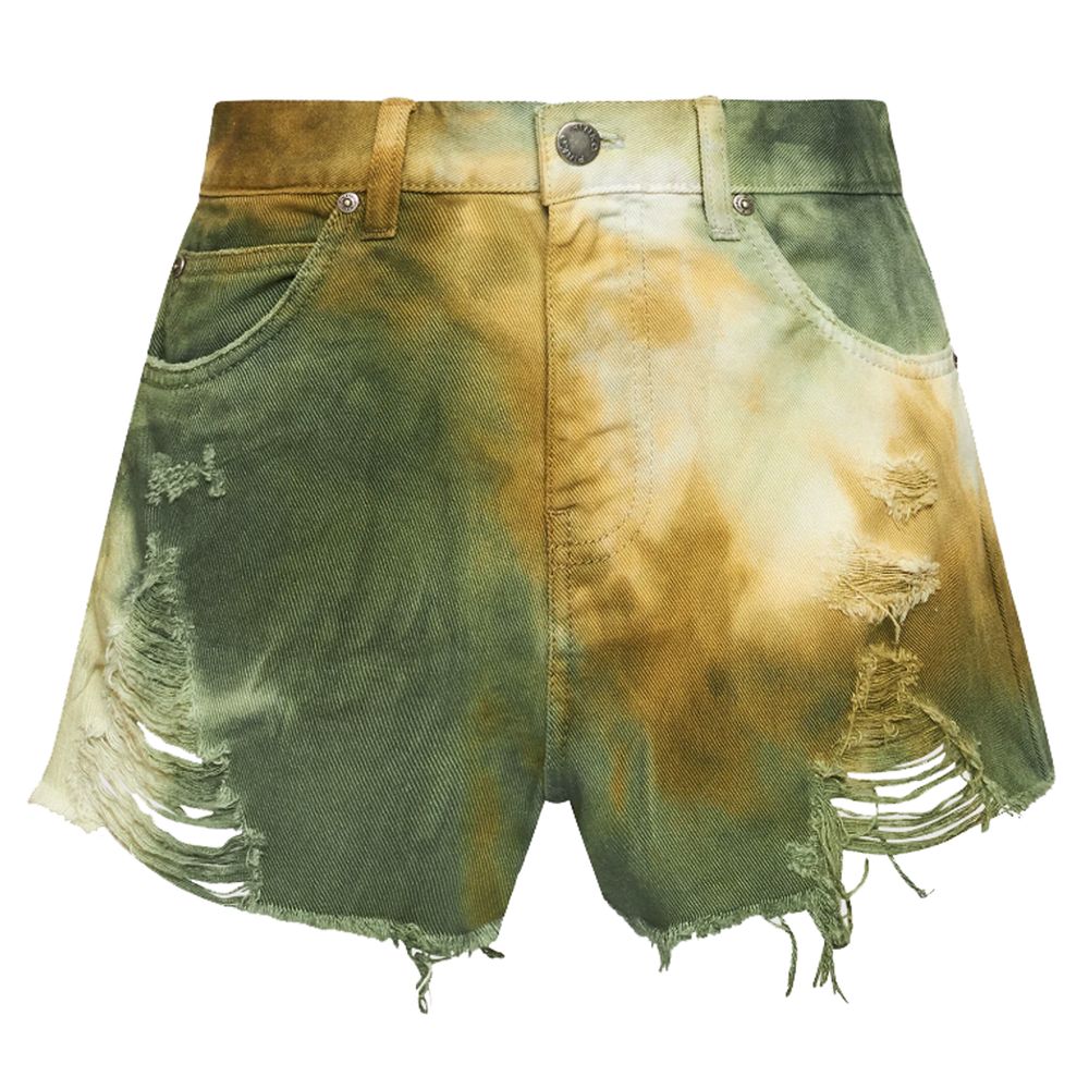 PINKO Green Cotton Women Women's Shorts