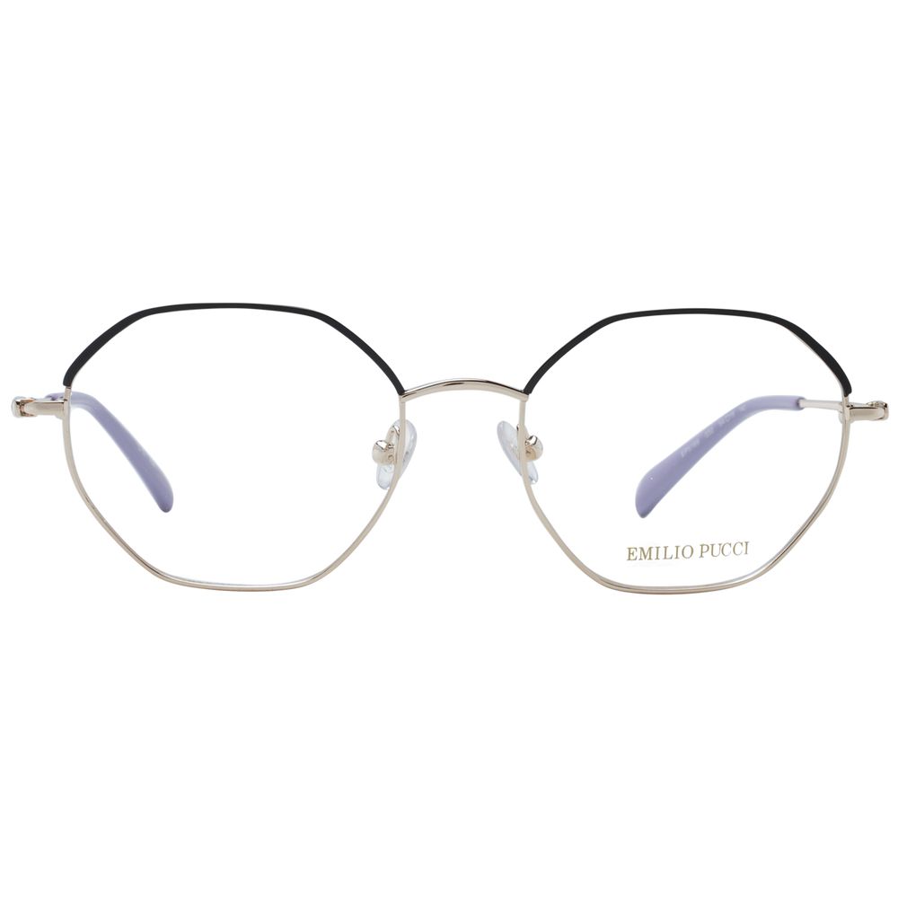 Emilio Pucci Black Metal Glasses Women's (Frames)