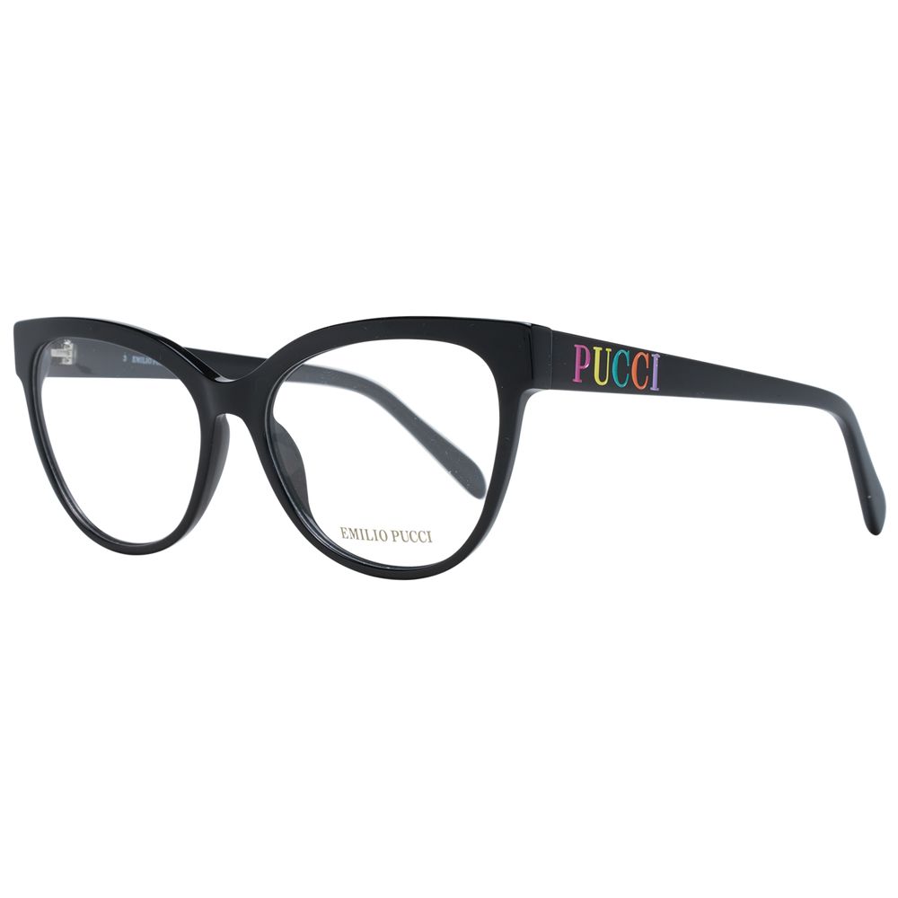 Emilio Pucci Black Plastic Glasses Women's (Frames)