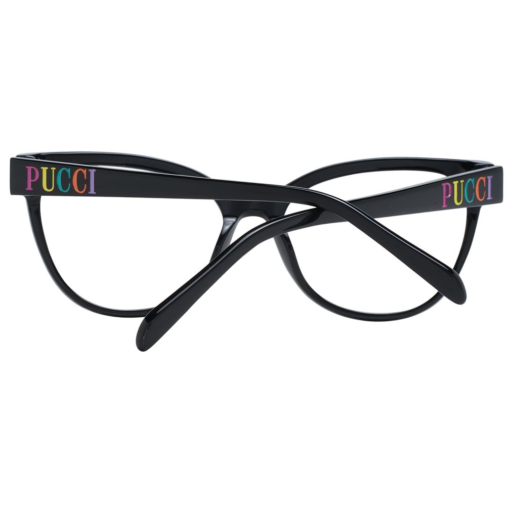 Emilio Pucci Black Plastic Glasses Women's (Frames)