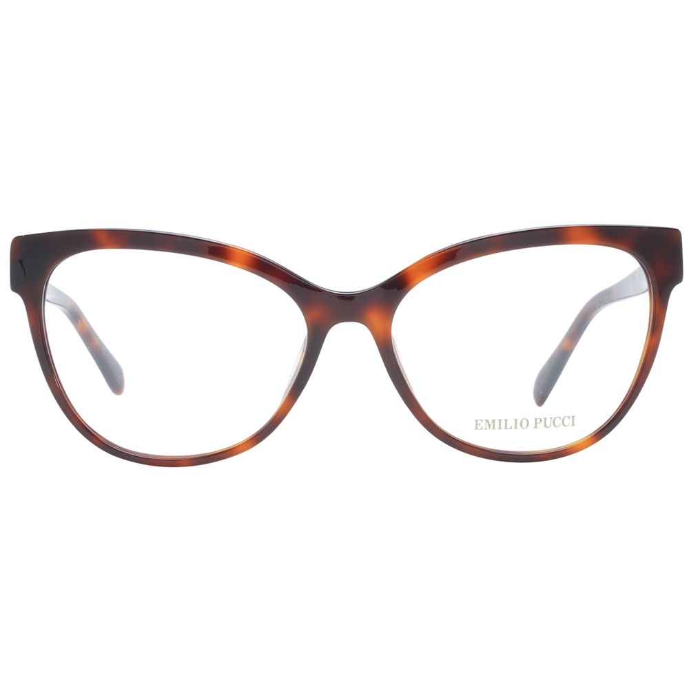 Emilio Pucci Brown Plastic Glasses Women's (Frames)