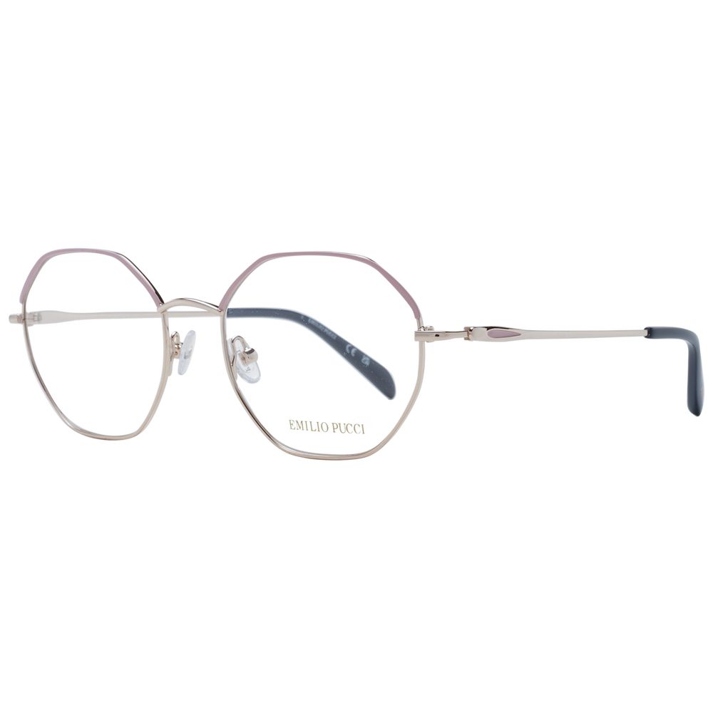 Emilio Pucci Pink Metal Glasses Women's (Frames)