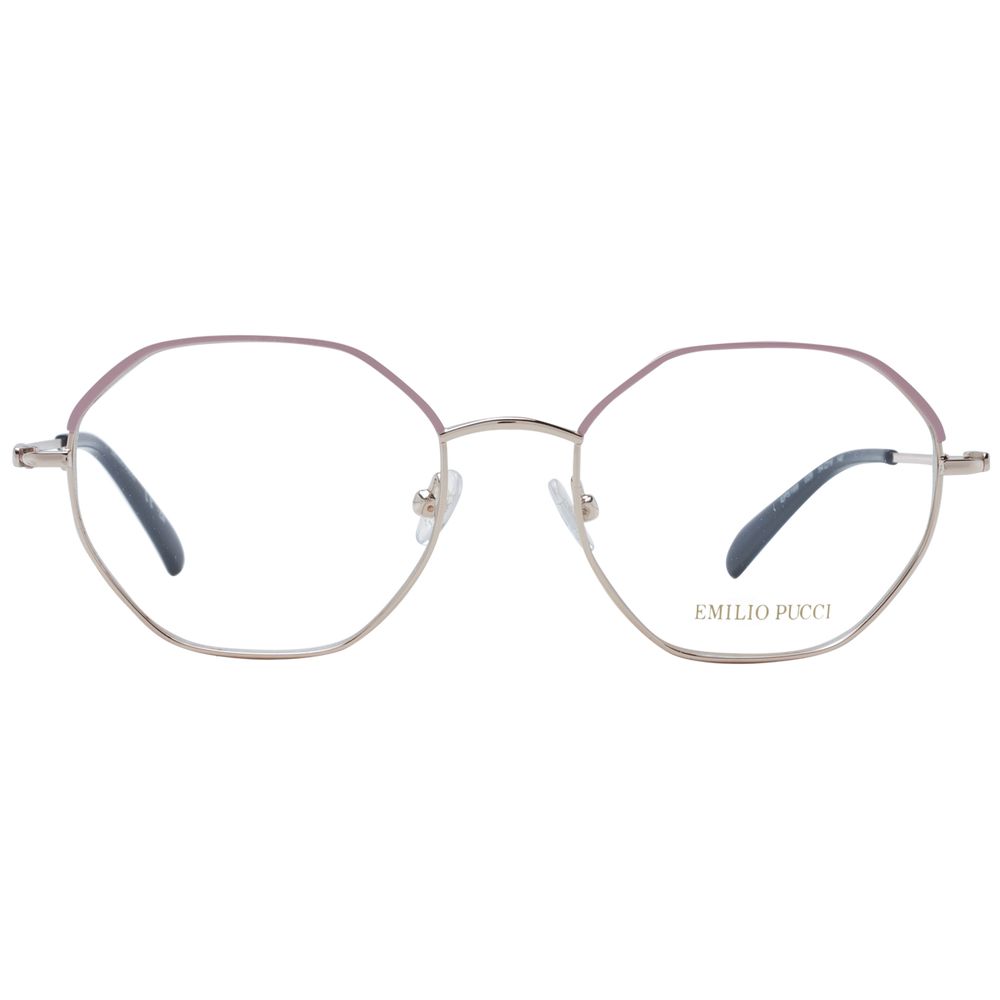 Emilio Pucci Pink Metal Glasses Women's (Frames)