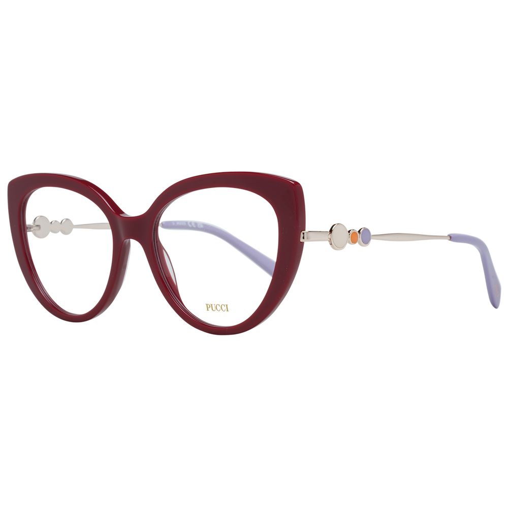 Emilio Pucci Red Plastic Glasses Women's (Frames)